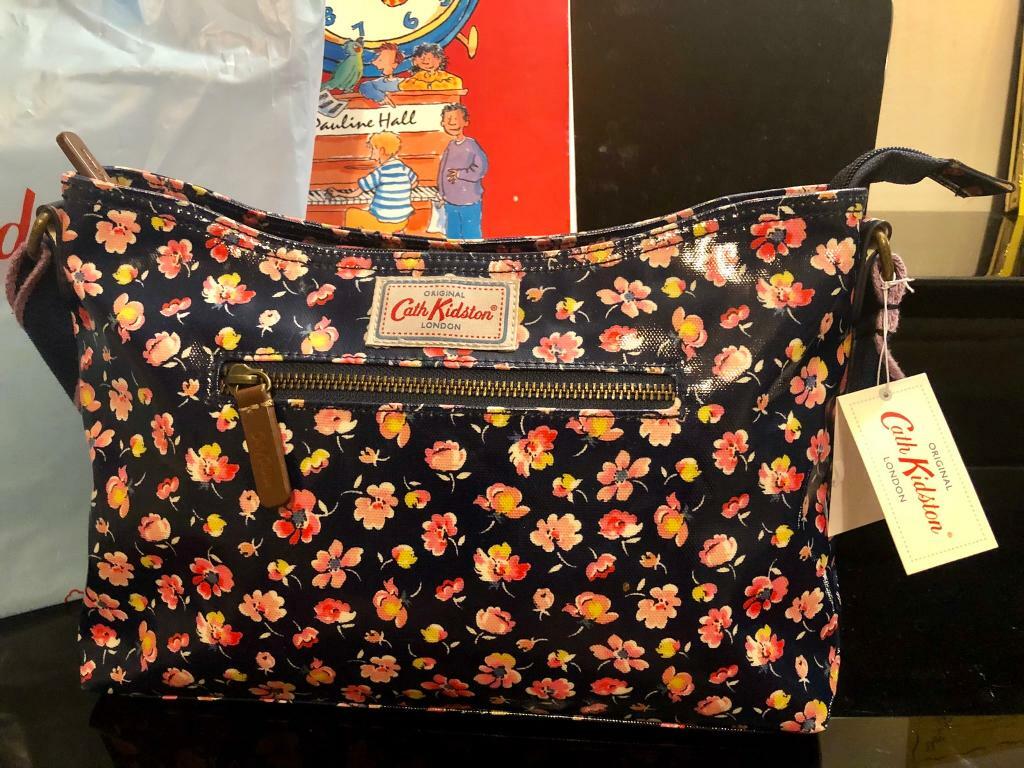 cath kidston navy floral bag